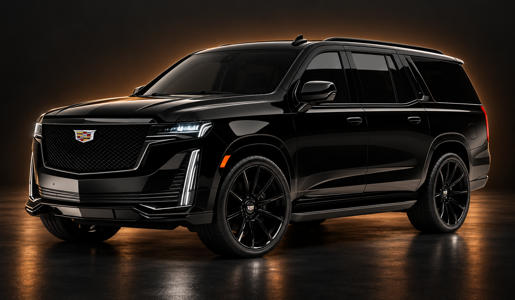 Black full-size SUV for RYDES SUV class