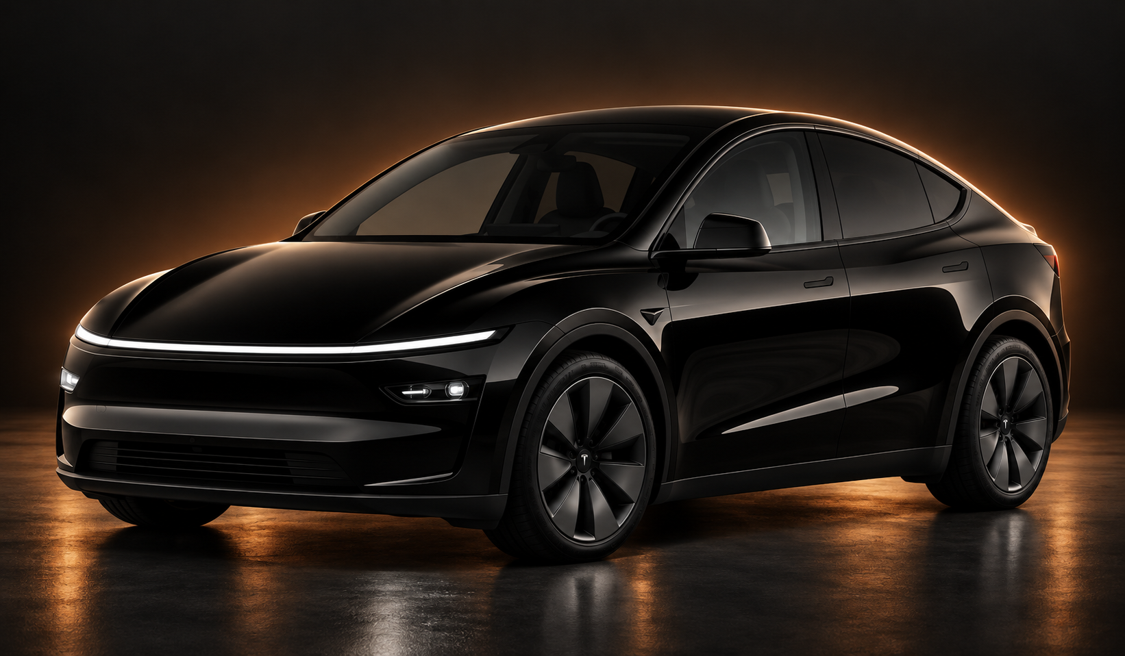 Black luxury crossover ready for an airport pickup in North America